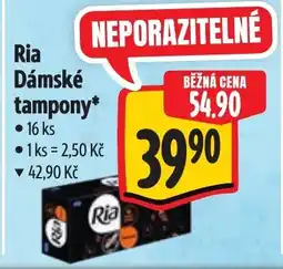 Albert Ria Dámské tampony nabídka
