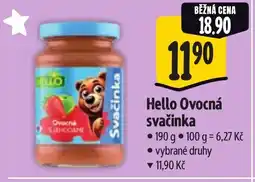 Albert Hello Ovocná svačinka nabídka