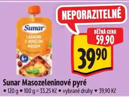 Albert Sunar Masozeleninové pyré nabídka