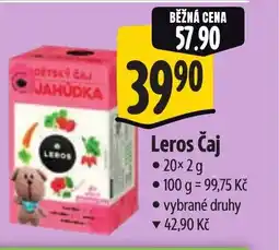 Albert Leros Čaj nabídka