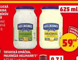 Penny Market TATARSKÁ OMÁČKA, MAJONÉZA HELLMANN'S, 625 ml nabídka