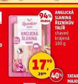 Penny Market ANGLICKÁ SLANINA ŘEZNÍKŮV TALÍŘ, 100 g nabídka