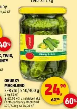 Penny Market OKURKY MACHLAND 5-8 cm, 540 g nabídka