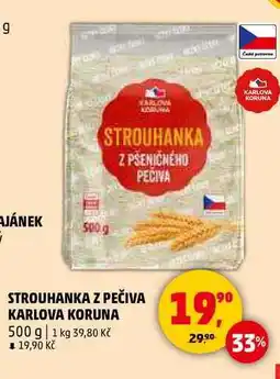 Penny Market STROUHANKA Z PEČIVA KARLOVA KORUNA, 500 g nabídka