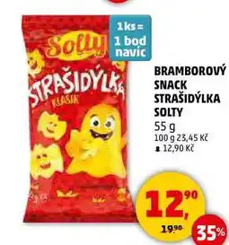 Penny Market BRAMBOROVÝ SNACK STRAŠIDÝLKA SOLTY, 55 g nabídka