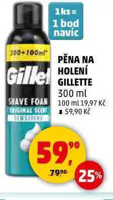 Penny Market PĚNA NA HOLENÍ GILLETTE, 300 ml nabídka