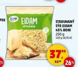 Penny Market STROUHANÝ SÝR EIDAM 45% BONI, 200 g nabídka