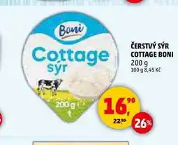 Penny Market ČERSTVÝ SÝR COTTAGE BONI, 200 g nabídka