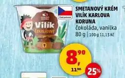 Penny Market SMETANOVÝ KRÉM VILÍK KARLOVA KORUNA, 80 g nabídka