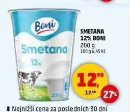 Penny Market SMETANA 12% BONI, 200 g nabídka