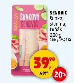 Penny Market SENDVIČ šunka, slanina, tuňák, 200 g nabídka