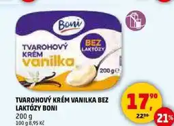 Penny Market TVAROHOVÝ KRÉM VANILKA BEZ LAKTÓZY BONI, 200 g nabídka