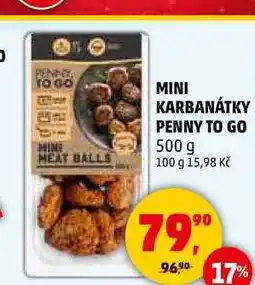 Penny Market MINI KARBANÁTKY PENNY TO GO, 500 g nabídka