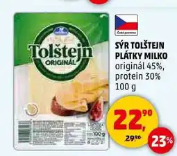 Penny Market SÝR TOLŠTEJN PLÁTKY MILKO, 100 g nabídka