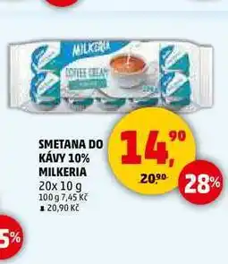Penny Market SMETANA DO KÁVY 10% MILKERIA, 20x 10 g nabídka