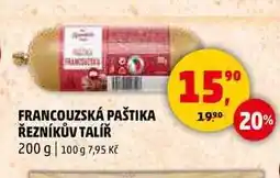 Penny Market FRANCOUZSKÁ PAŠTIKA ŘEZNÍKŮV TALÍŘ, 200 g nabídka