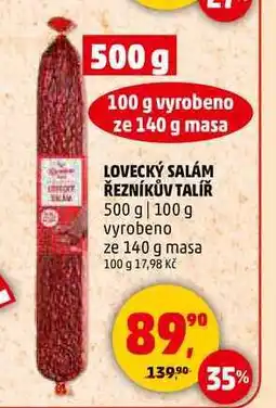 Penny Market LOVECKÝ SALÁM ŘEZNÍKŮV TALÍŘ, 500 g nabídka