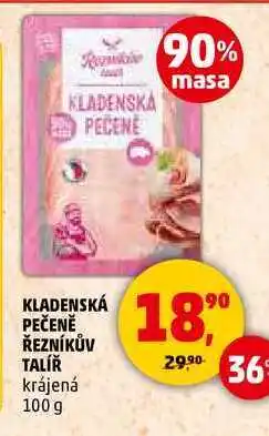 Penny Market KLADENSKÁ PEČENĚ ŘEZNÍKŮV TALÍŘ, 100 g nabídka