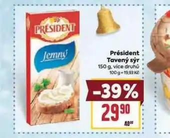 Billa Président tavený sýr nabídka