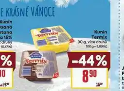 Billa Kunín termix nabídka