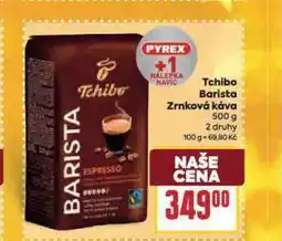 Billa Tchibo barista zrnková káva nabídka