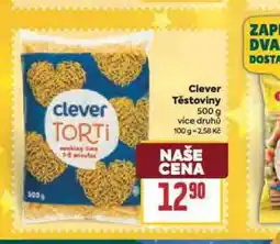 Billa Clever těstoviny nabídka