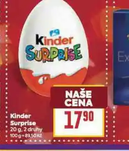 Billa Kinder surprise nabídka