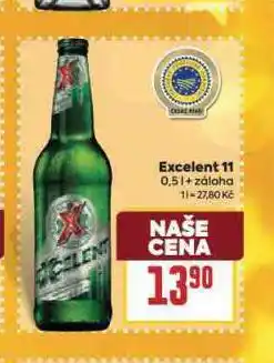 Billa Pivo excelent 11 nabídka