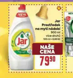 Billa Jar prostředek na nádobí nabídka