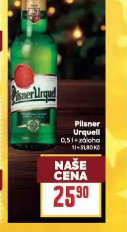 Billa Pivo pilsner urquell nabídka