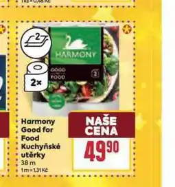 Billa Harmony kuchyňské utěrky nabídka