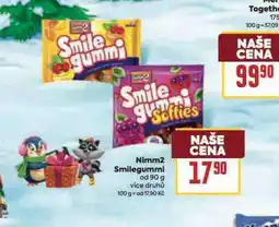 Billa Nimm2 smilegummi nabídka
