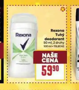 Billa Rexona tuhý deodorant nabídka