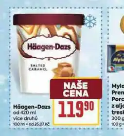 Billa Häagen dazs nabídka