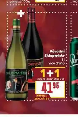 Billa Původní sklepmistr nabídka