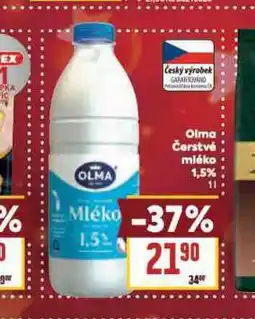 Billa Olma čerstvé mléko 1,5% nabídka