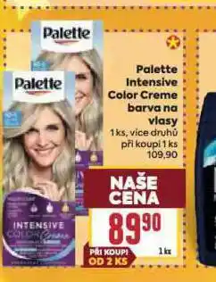 Billa Palette intensive color creme barva na vkasy nabídka
