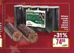 Billa Brikety energo hard nabídka