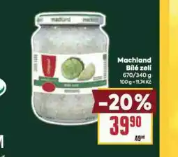 Billa Machland bílé zelí nabídka