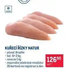 Makro KUŘECÍ ŘÍZKY NATUR nabídka