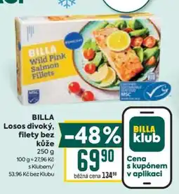 Billa BILLA Losos divoký filety bez kůže nabídka