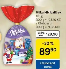 Tesco Milka Mix balíček nabídka