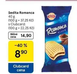 Tesco Sedita Romanca, 40 g nabídka