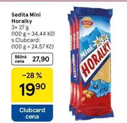 Tesco Sedita Mini Horalky, 3× 27 g nabídka