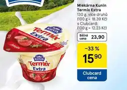 Tesco Mlékárna Kunín Termix Extra, 130 g nabídka