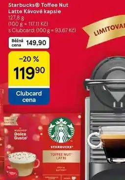 Tesco Starbucks Toffee Nut Latte Kávové kapsle, 127,8 g nabídka