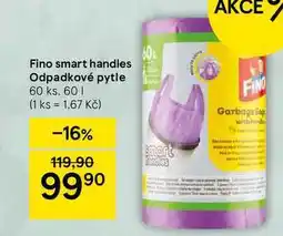 Tesco Fino smart handles Odpadkové pytle, 60 ks. 60 I nabídka