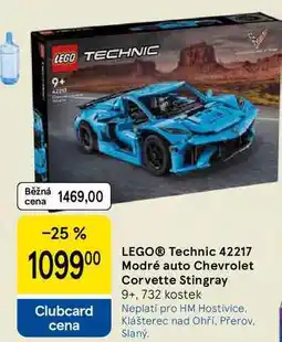 Tesco LEGO Technic 42217 Modré auto Chevrolet Corvette Stingray 9+, 732 kostek nabídka