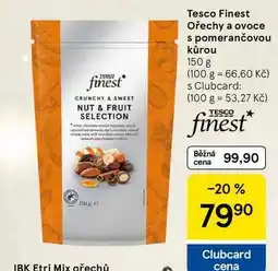 Tesco Tesco Finest Ořechy a ovoce s pomerančovou kůrou, 150 g nabídka