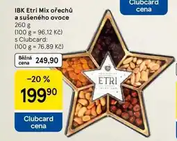 Tesco IBK Etri Mix ořechů a sušeného ovoce, 260 g nabídka